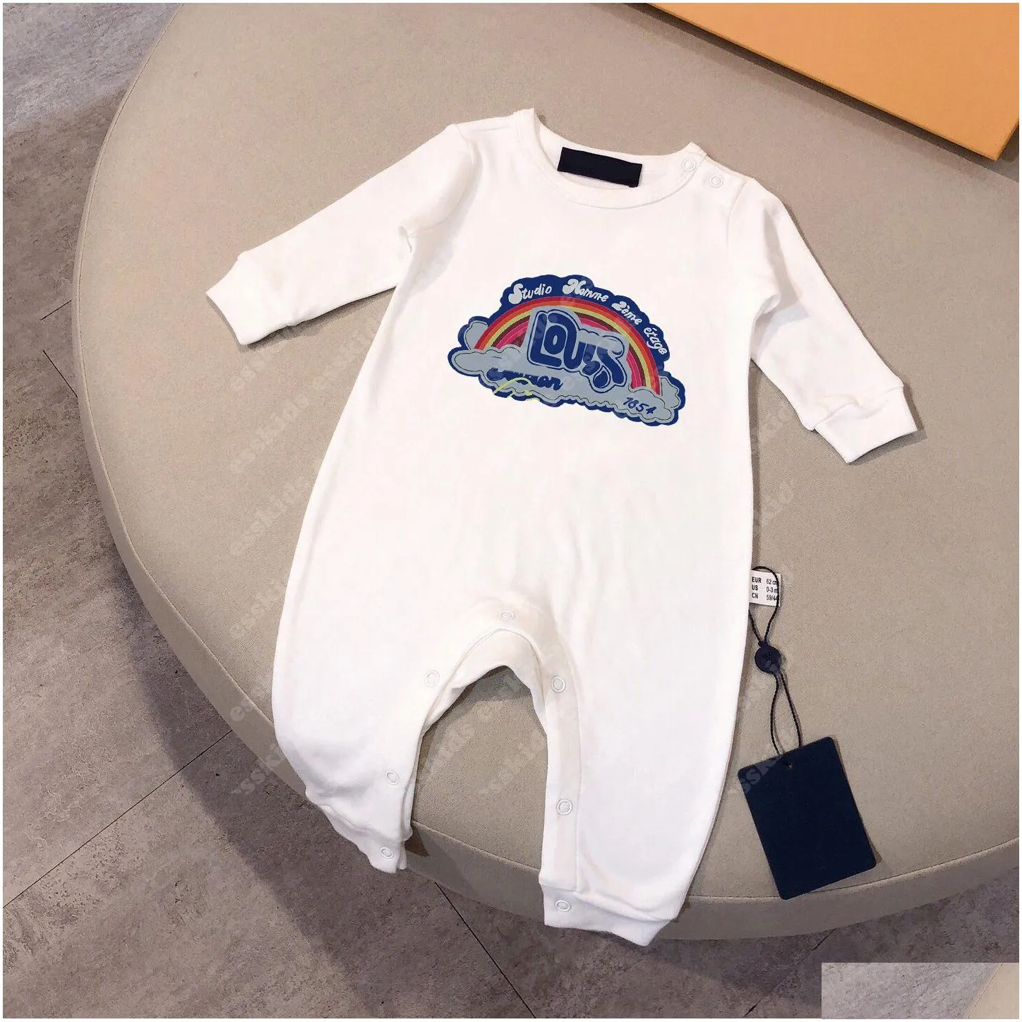 New Born Baby Onesies Luxury Designer Rompers Newborn Sets Jumpsuits Brand Girls Boys Clothes Romper Overalls Jumpsuit Kids Bodysuit For