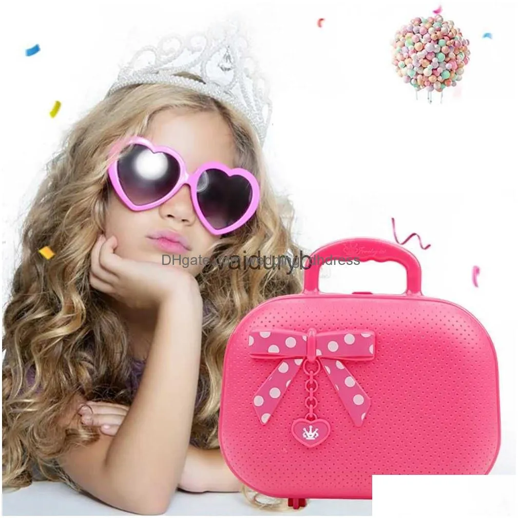 beauty fashion girl make up set toy princess girls simulation dressing table makeup party performances box gifts for girls