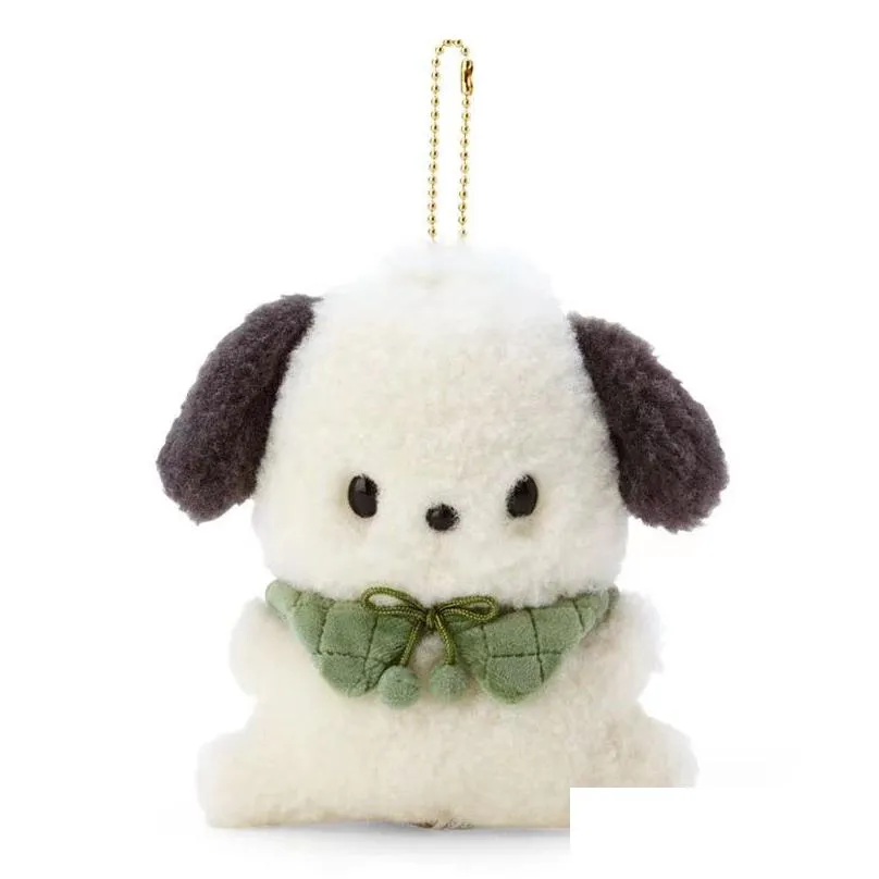 Plush Keychains P Keychain Dolls Pochacco Kt Kuromi Split Series Doll Cinnamonroll Melody Backpack Pendant Childrens Toys Drop Deliver Dhxbt