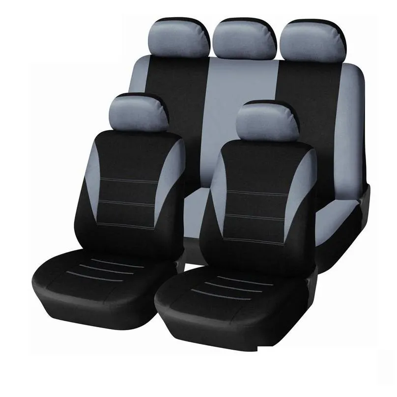 Car Seat Covers Er 9Pcs Fl Ers Fittings Sedans Interior Cars Accessories Suitable For Care Protector F011439323 Drop Delivery Mobile Otxwc