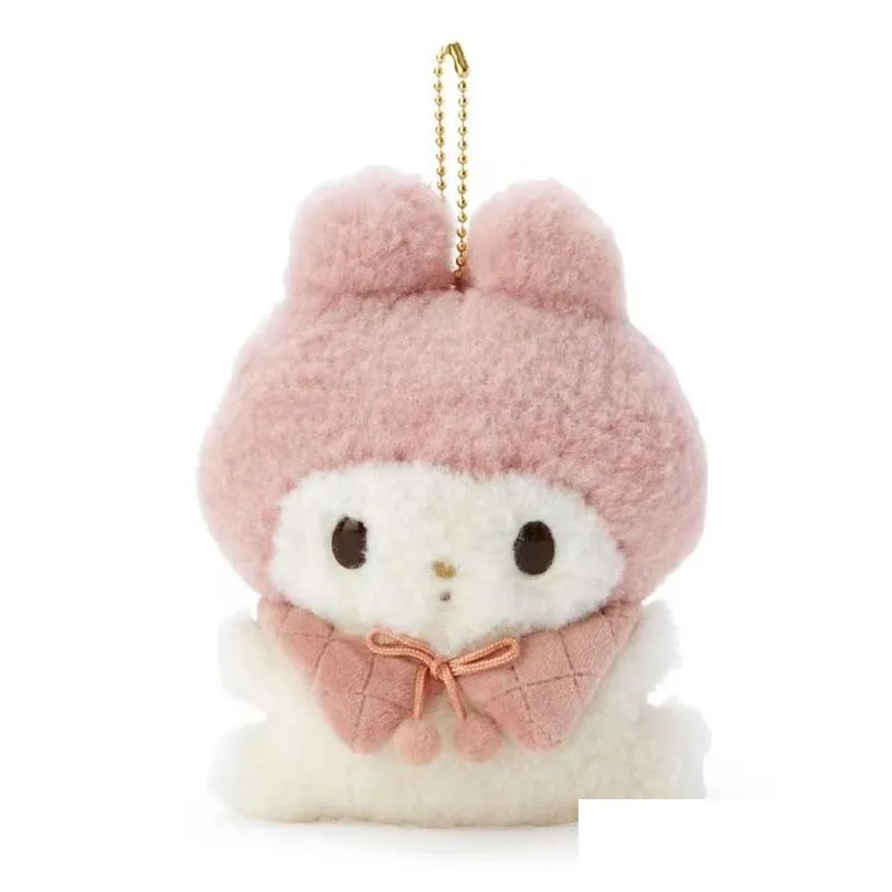 Plush Keychains P Keychain Dolls Pochacco Kt Kuromi Split Series Doll Cinnamonroll Melody Backpack Pendant Childrens Toys Drop Deliver Dhxbt