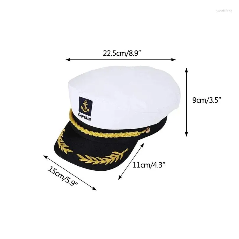 Berets Y166 Hat Navy Marine Costume Men Drop Delivery Dh6Mo