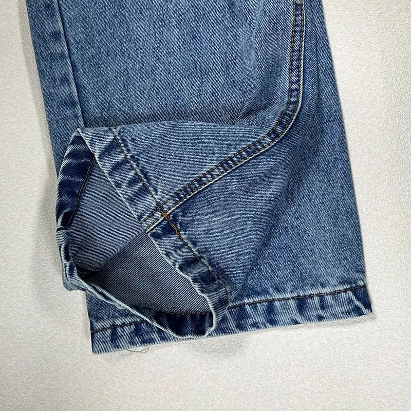 Fashion Designer Jeans For Woman Summer Sexy Bikini Pants Low-waisted Straight Pants 22966