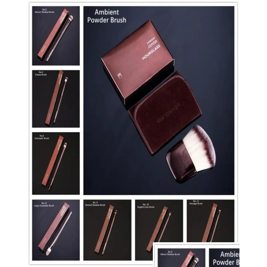 Makeup Brushes Hourglass Eye Shadow Crease Blending Eyeliner Concealer Cosmetics Blender Tools No3 4 5 8 10 111519110 Drop Delivery Ot756