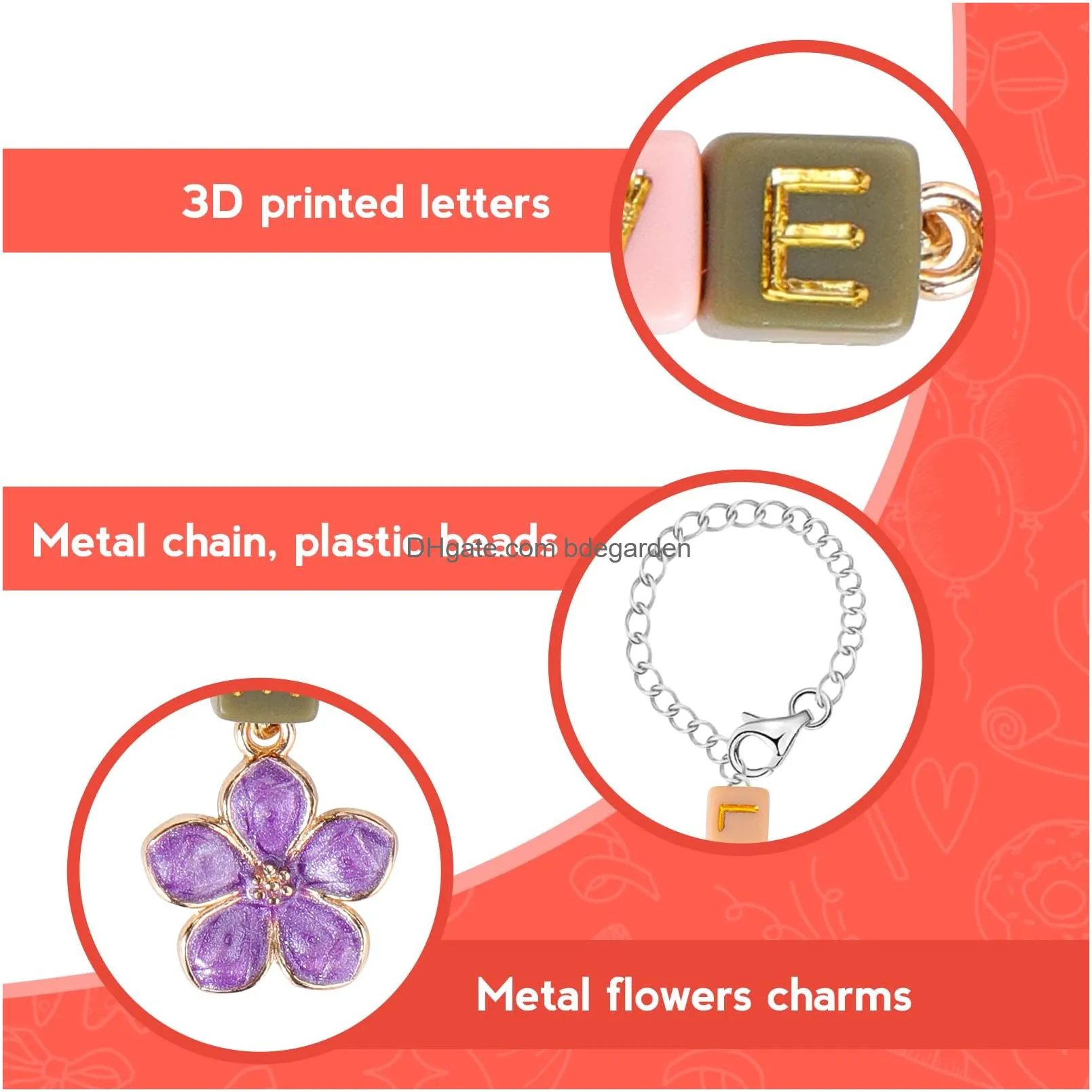 letter charm accessories for  cup charm chains and diy letter beads letter handle charm designed for  tumbler handle decorations silver