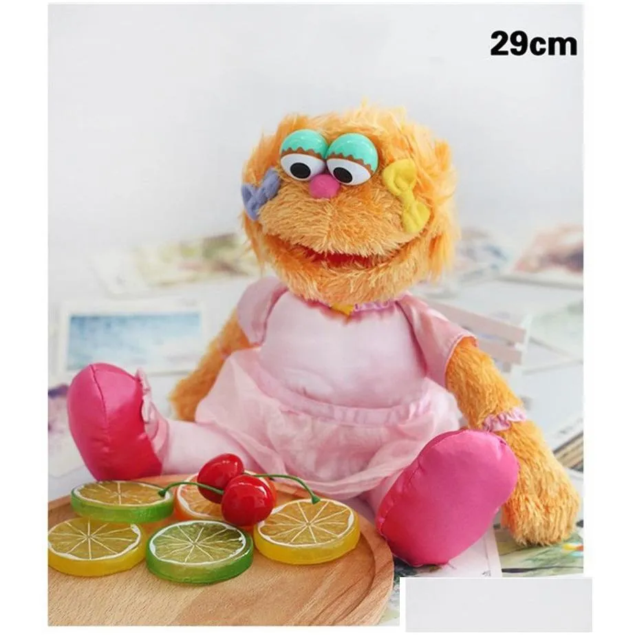 Plush Dolls P Cartoon Animo Sesame Street Gr Zoe Ernie Big Bird Christmas Birthday Party Stuffed Toy Gifts For Kids 230626 Drop Delive Dhigz