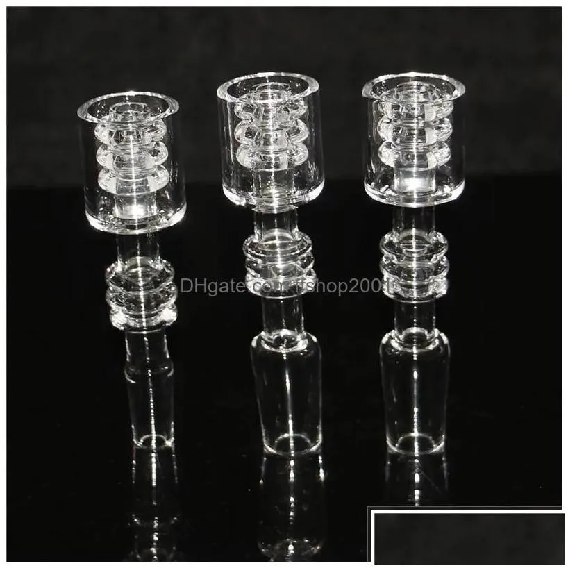 smoking pipes hookahs 10mm 14mm male diamond knot quartz nail for nectar dab st tube drip tips glass oil burner pipe ash catchers dr