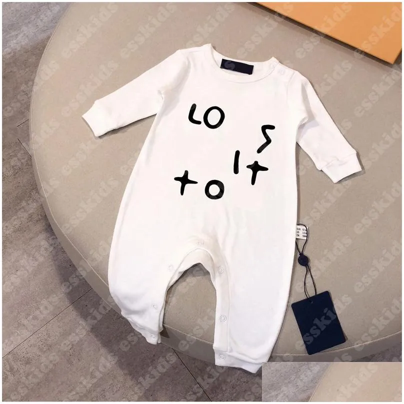 New Born Baby Onesies Luxury Designer Rompers Newborn Sets Jumpsuits Brand Girls Boys Clothes Romper Overalls Jumpsuit Kids Bodysuit For