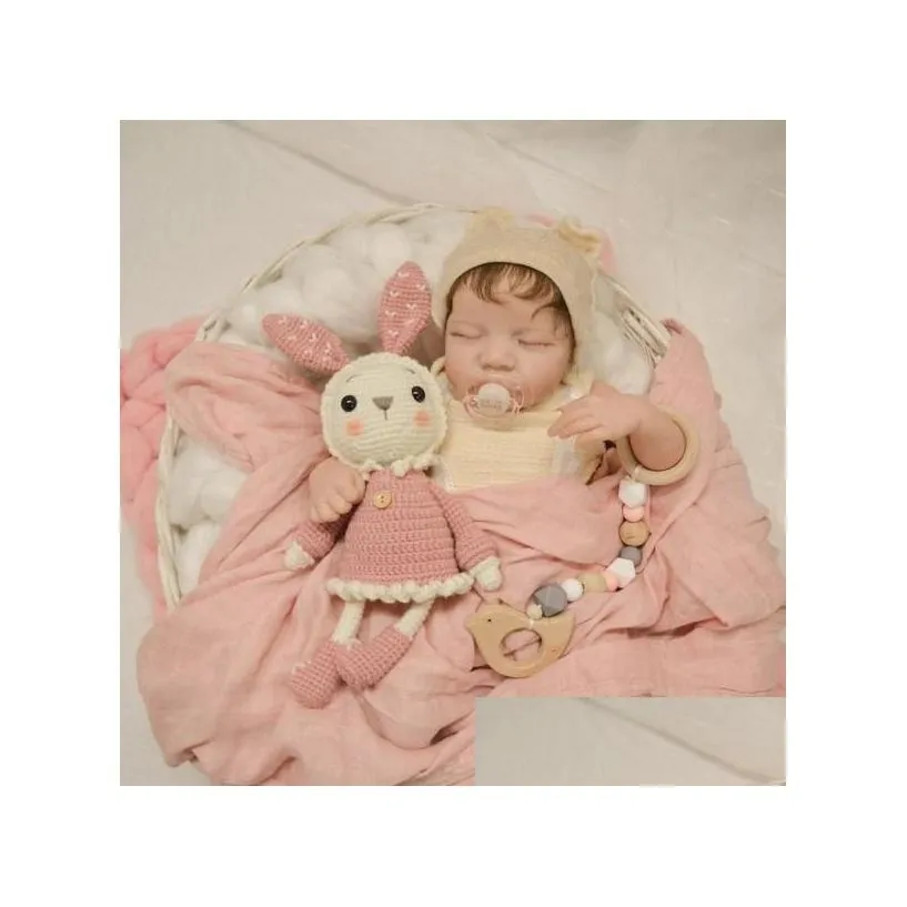 Dolls Adfo 20 Inches Levi Reborn Baby Doll Realistic Fl Vinyl Sile Lol Born Washable Finished Christmas Girl Gifts 220315 Drop Deliv