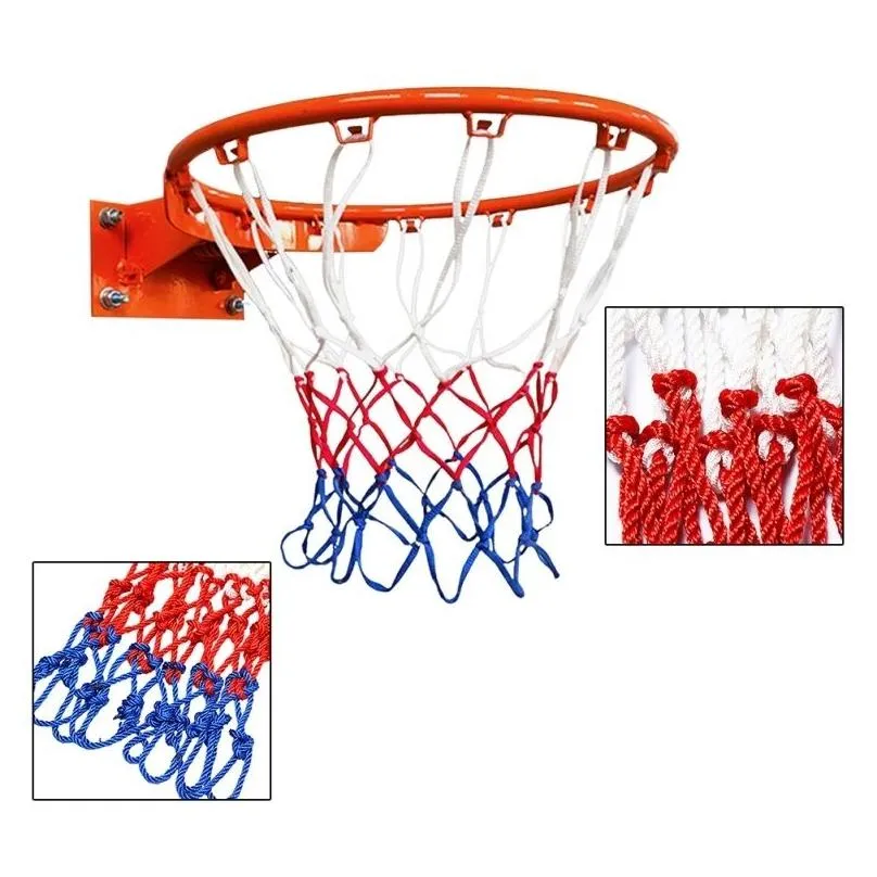 Balls High Quality Durable Standard Size Nylon Thread Sports Basketball Hoop Mesh Net Backboard Rim Ball Pum 2207068357110 Drop Delive Dhafw