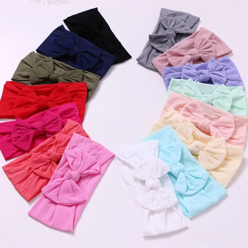 15-pcs-lot-Knot-Bow-Nylon-Headbands-Wide-Turban-Head-Wrap-One-size-fits-most-Girls.jpg_640x640