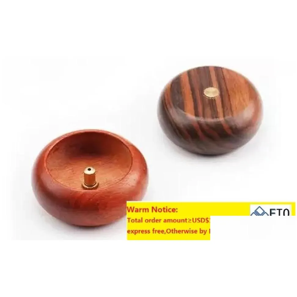 Other Home & Garden Mini Round Wooden Incense Stick Buddhist Articles Bowl Type Holder Drop Delivery Dhb5E