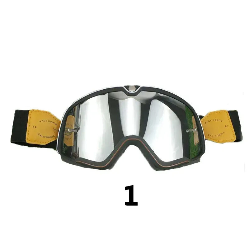 2023Retro Motocross Goggles MX Off Road Dirt Bike Motorcycle Helmets Goggles Ski Moto Glasses ATV for Motocross Glasses