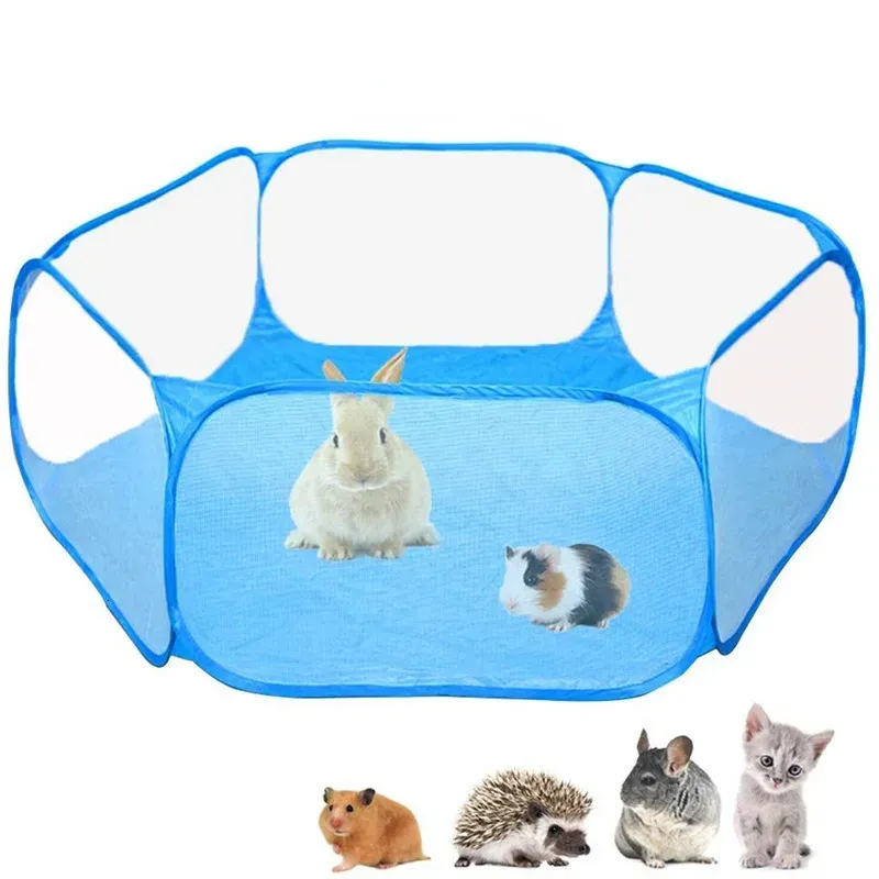 Small Animal Supplies Portable Pet Cat Dog Cage Tent Playpen Folding Fence For Hamster Hedgehog Animals Breathable Puppy Rabbit Guinea Pig