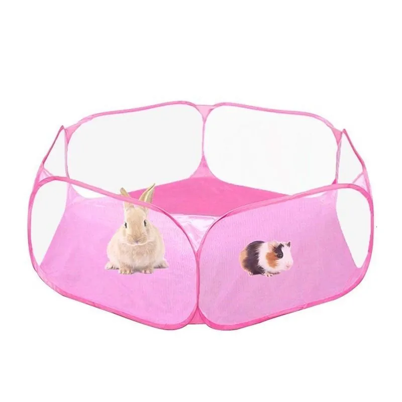 Small Animal Supplies Portable Pet Cat Dog Cage Tent Playpen Folding Fence For Hamster Hedgehog Animals Breathable Puppy Rabbit Guinea Pig