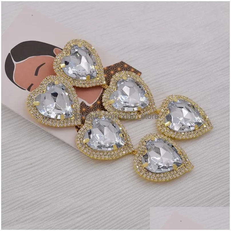 earrings cuier 11.7cm large drop earrings for women pink heart pendientes statement earrings long fashion jewelry party gifts