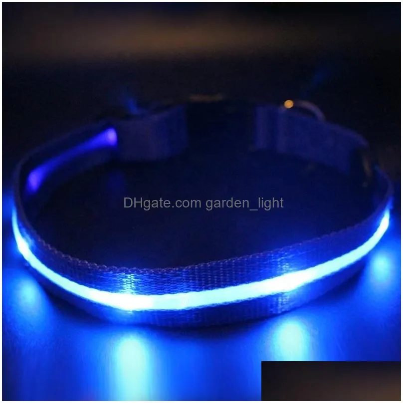 light up usb rechargeable led dog collar adjustable reflective flashing dog collar glowing at night visiblity safety for your dogs