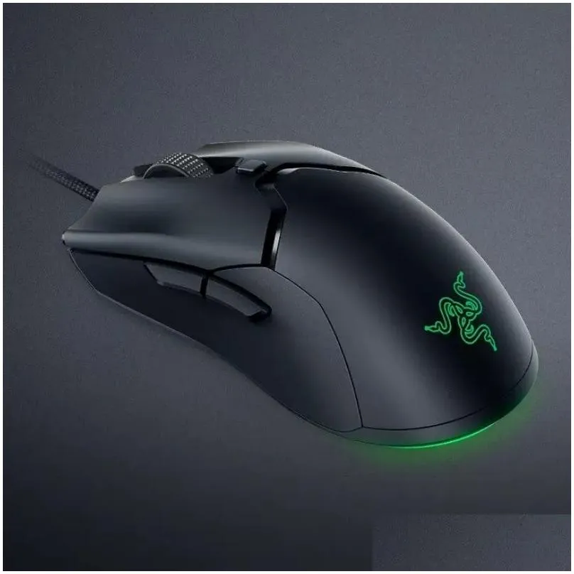 Razer Mice Chroma USB Wired Optical Computer Gaming Mouse 10000dpi Optical Sensor Mouse Deathadder Game Mice With Retail Box