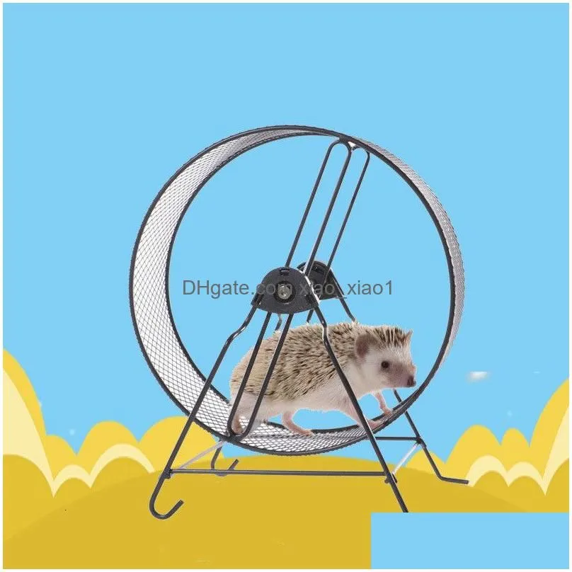 Small Animal Supplies Metal Silent Running Wheel 25Cm32Cm Hamster Hedgehog Squirrel And Other Pet Wheels Can Be Used In Cages 230816