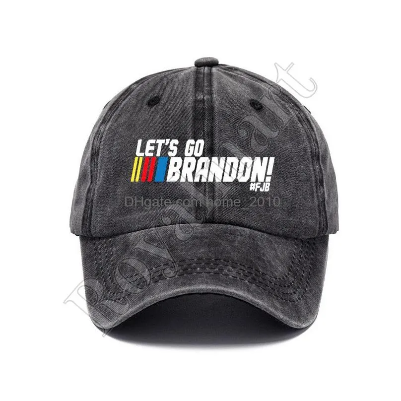 lets go brandon baseball cap party supplies trump supporter rally parade cotton hat