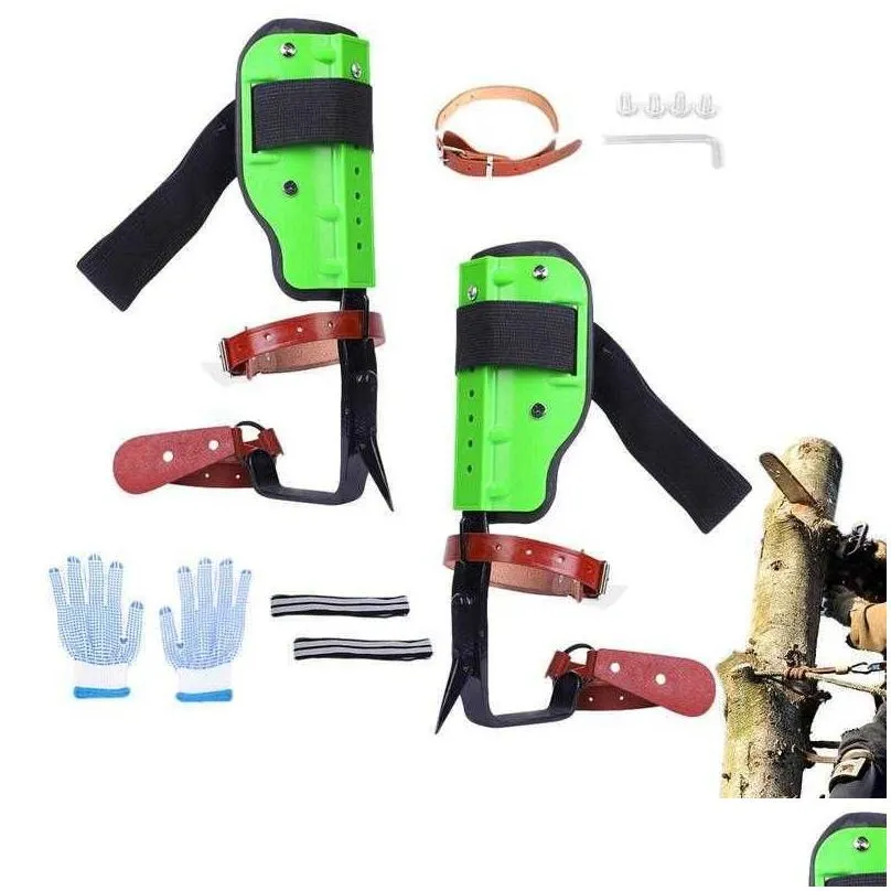 Rock Protection Tree Climbing Spike Adjustable Anti-Slip Safety Wear Mtifunctional Outdoor Gear For Climbers Hunting Observation Pick Dhkr0