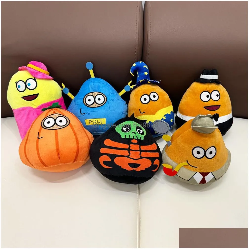 wholesale of pet alien game surrounding snail triangle potato plush toys