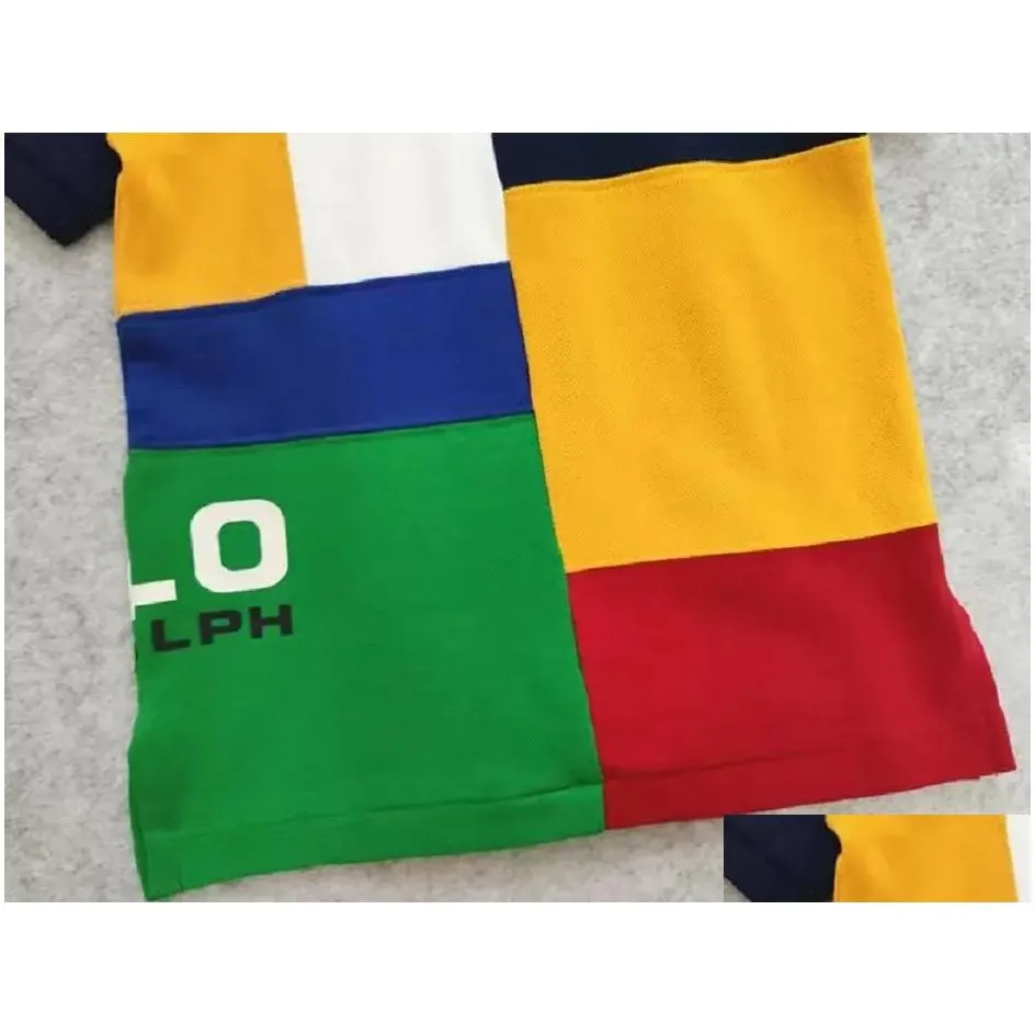 polos T-shirt short sleeve designer summer 2022 new polo shirt high-end casual fashion men`s stitching lapel sleeve 100% cotton S-5XL