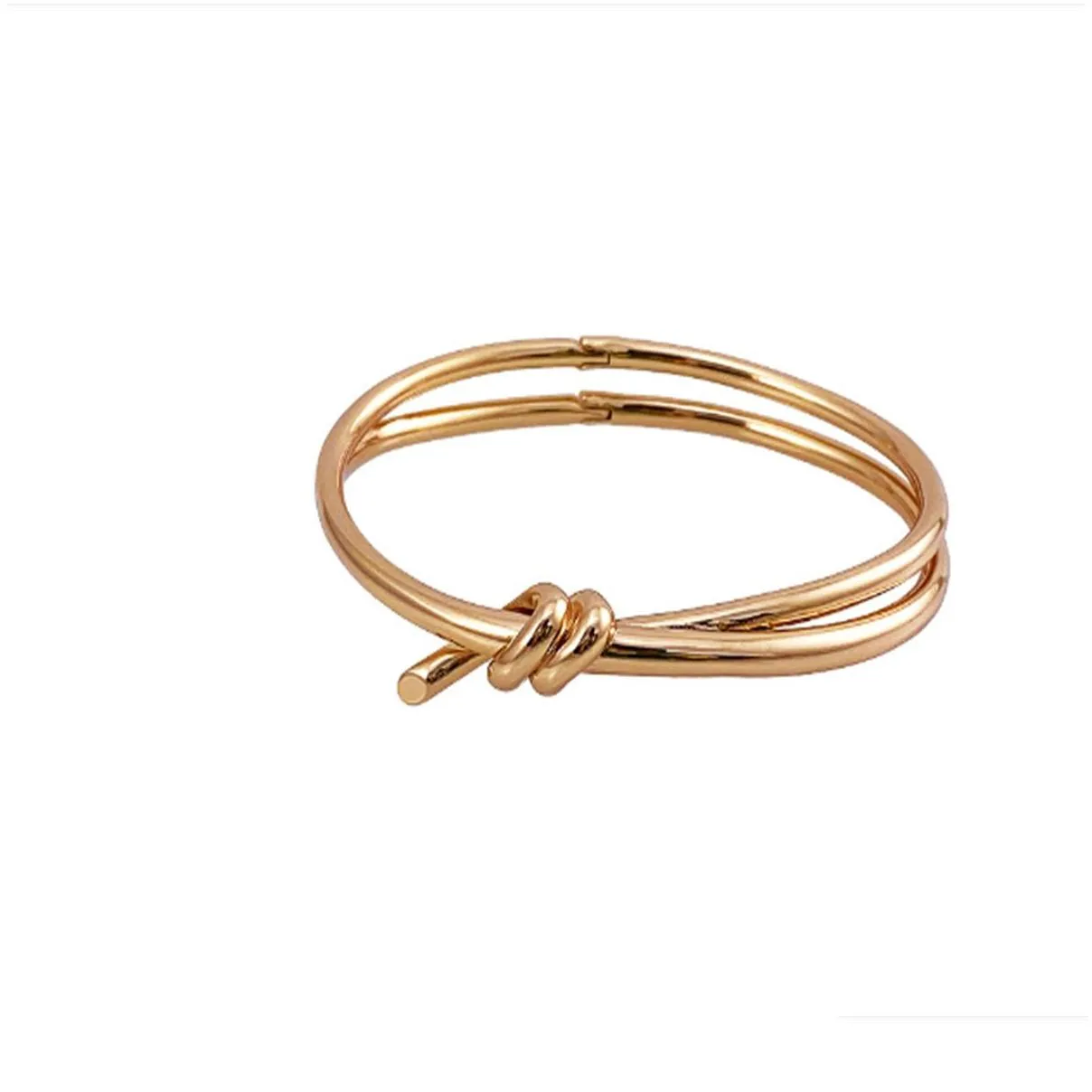 Knot bracelet Titanium steel rose Gold non fade bow knot bracelet light luxury net red knot rope bracelet for children