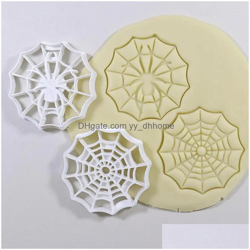 baking moulds halloween decoration skull head cookie cutter mold stamp the dead skeloton face 3d plastic biscuit press mould for tools