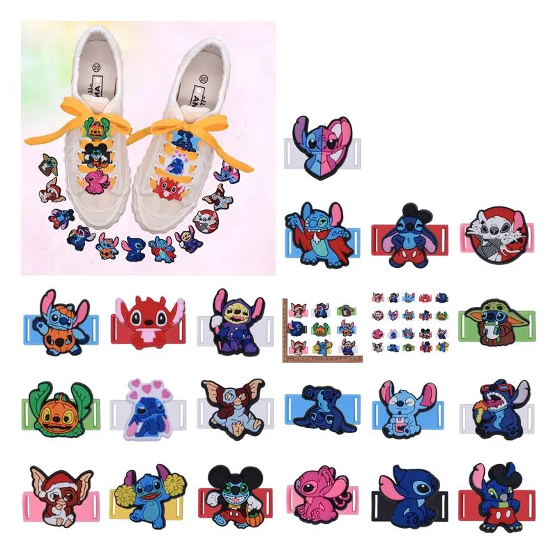wholesale pvc cartoon croc charms shoe decoration buckle accessories clog pins charm buttons