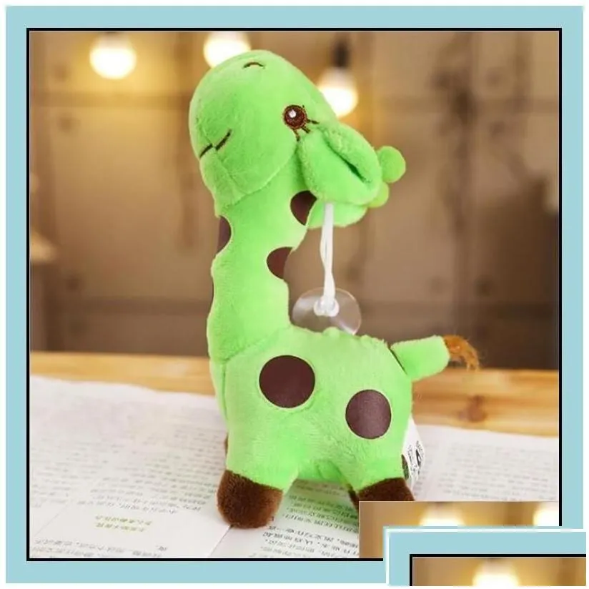 Movies Tv Plush Toy P Cartoon Animals Giraffe Doll Crystal Super Soft Short Ps Color Polka Dot Deer Dolls Childrens Da Drop Delive