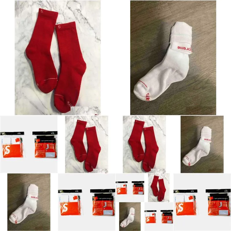 Sports Socks 2 Pair/ Packfashion Casual Cotton Breathable With 3 Colors Skateboard Hip Hop Sock Drop Delivery Outdoors Athletic Outdoo Dh8Gv