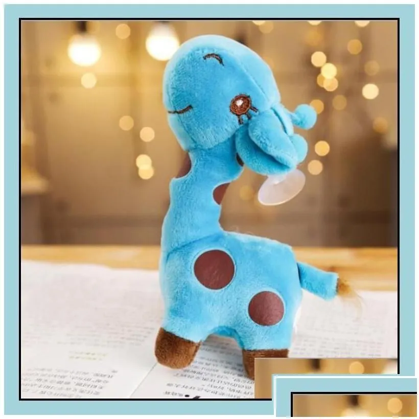 Movies Tv Plush Toy P Cartoon Animals Giraffe Doll Crystal Super Soft Short Ps Color Polka Dot Deer Dolls Childrens Da Drop Delive