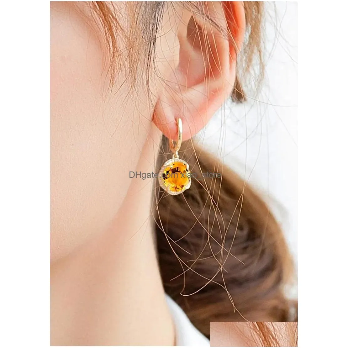 necklaces black angel 2020 citrine cz wedding jewelry set long clip earrings necklace ring for women engagement christmas gift