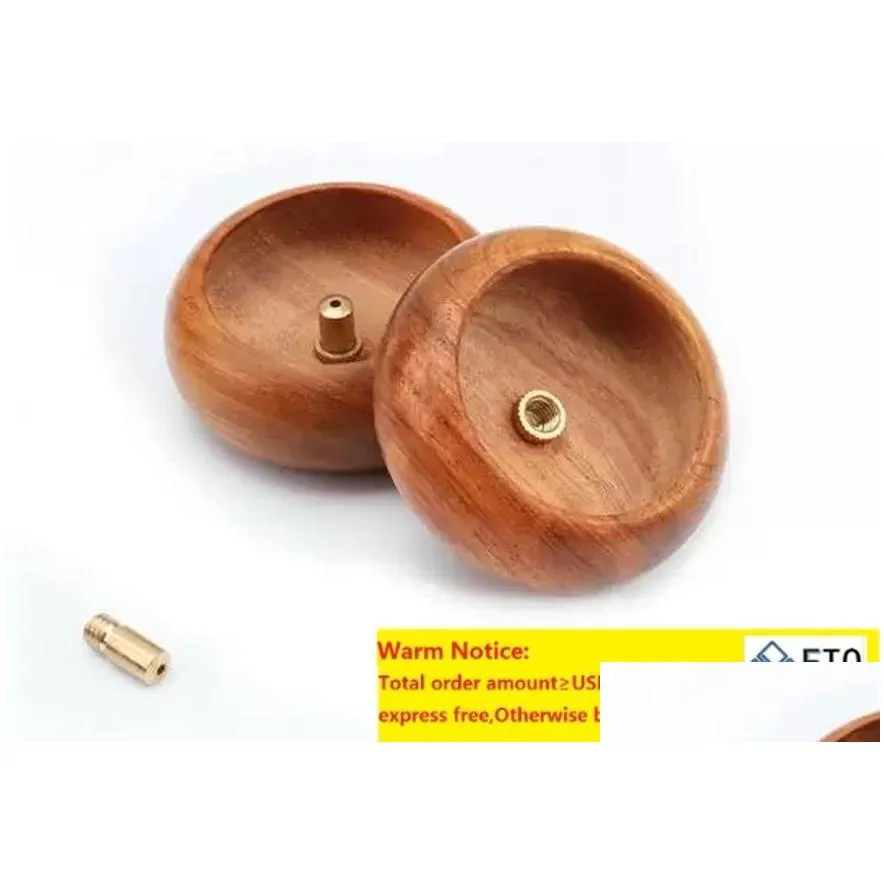 Other Home & Garden Mini Round Wooden Incense Stick Buddhist Articles Bowl Type Holder Drop Delivery Dh3Rb