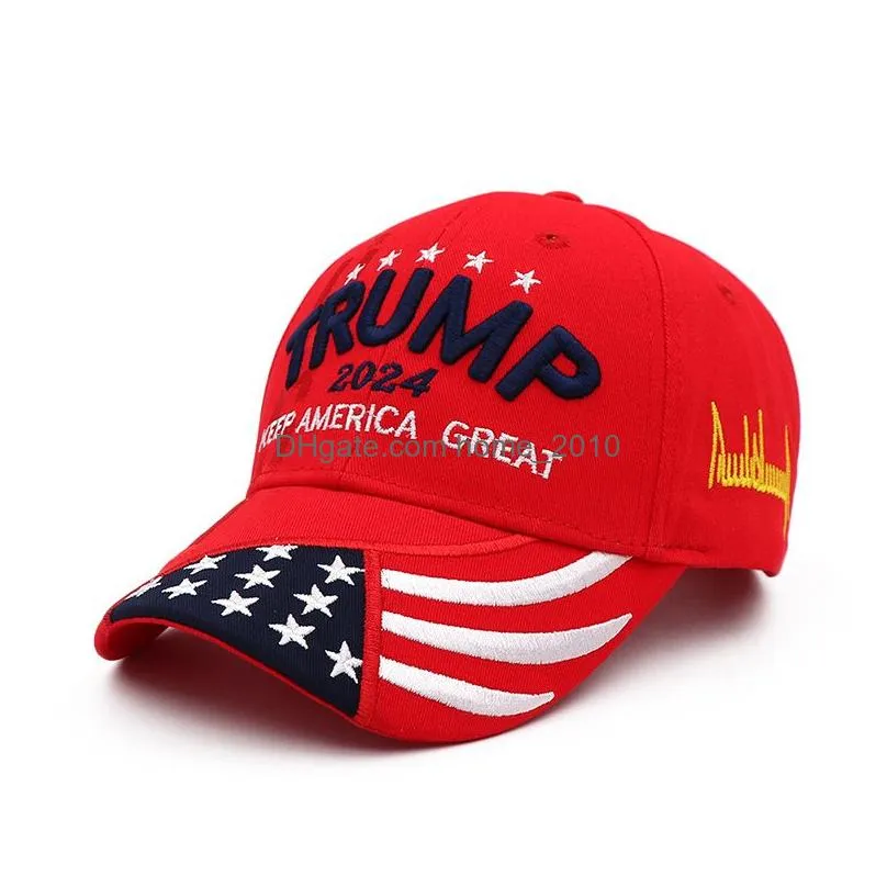 trump hat 2024 u.s presidential election cap baseball caps adjustable speed rebound cotton sports hats