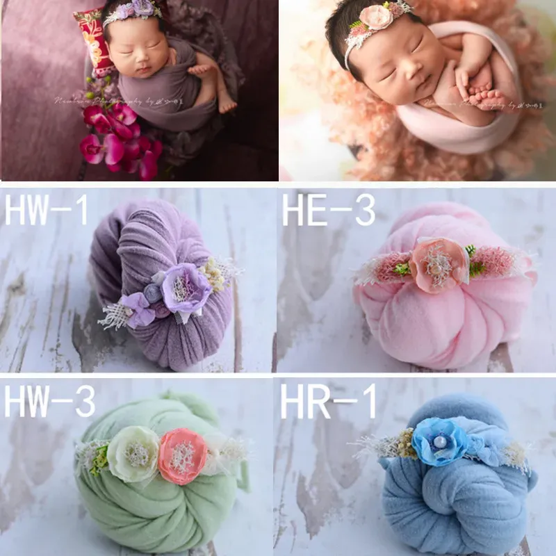 Newborn photography wrap baby headbands full moon photo shooting hair headpiece newborn photography props