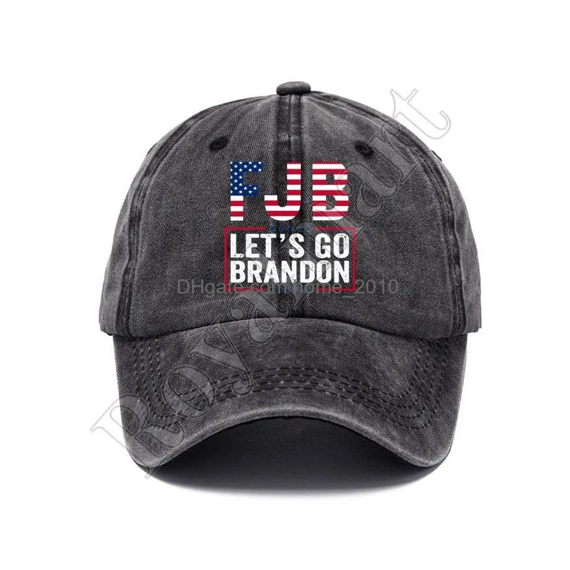 lets go brandon baseball cap party supplies trump supporter rally parade cotton hat