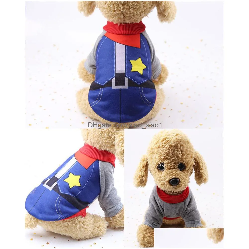dog clothes for smal puppy winter french bulldog coat dogs cartoon halloween costume chihuahua clothing