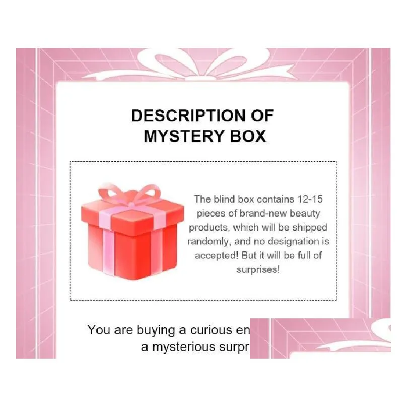 Makeup Sets Beauty Products Lucky Mystery Boxes Valentine`s Day Christmas Gift There is A Chance to Open:Lipsticks,makeup tools, Massager,,Electric