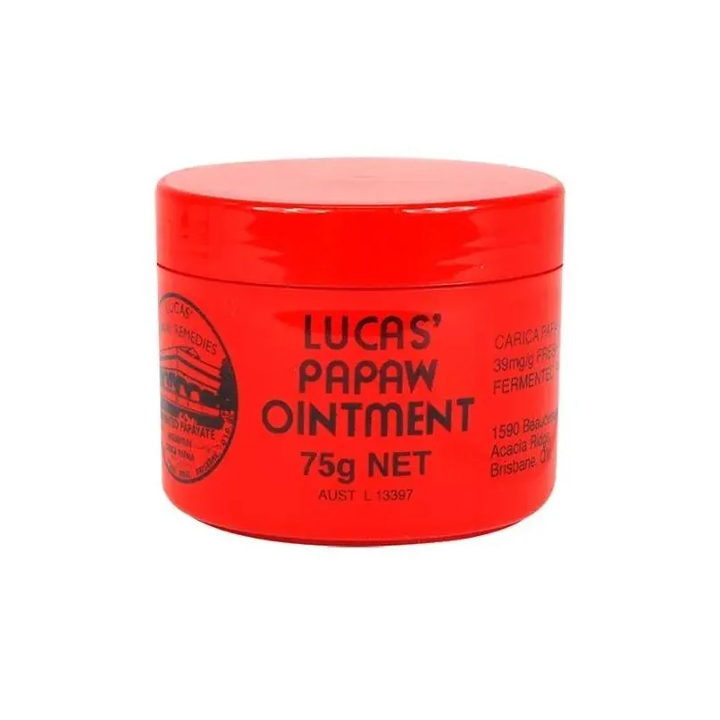 Lucas 75g Beauty Makeup Papaw Ointment Lip Balm Australia Moisturizing Creams 75g Ointments Daily care