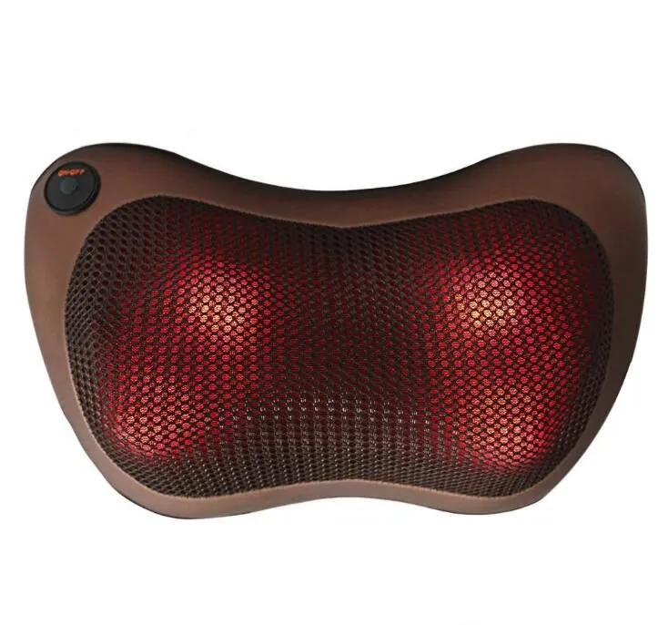 US STOCK!Neck Massager Car Home Massage Neck Back Waist Body Electric Multifunctional Massage Pillow CushionNeck Massage FY0029