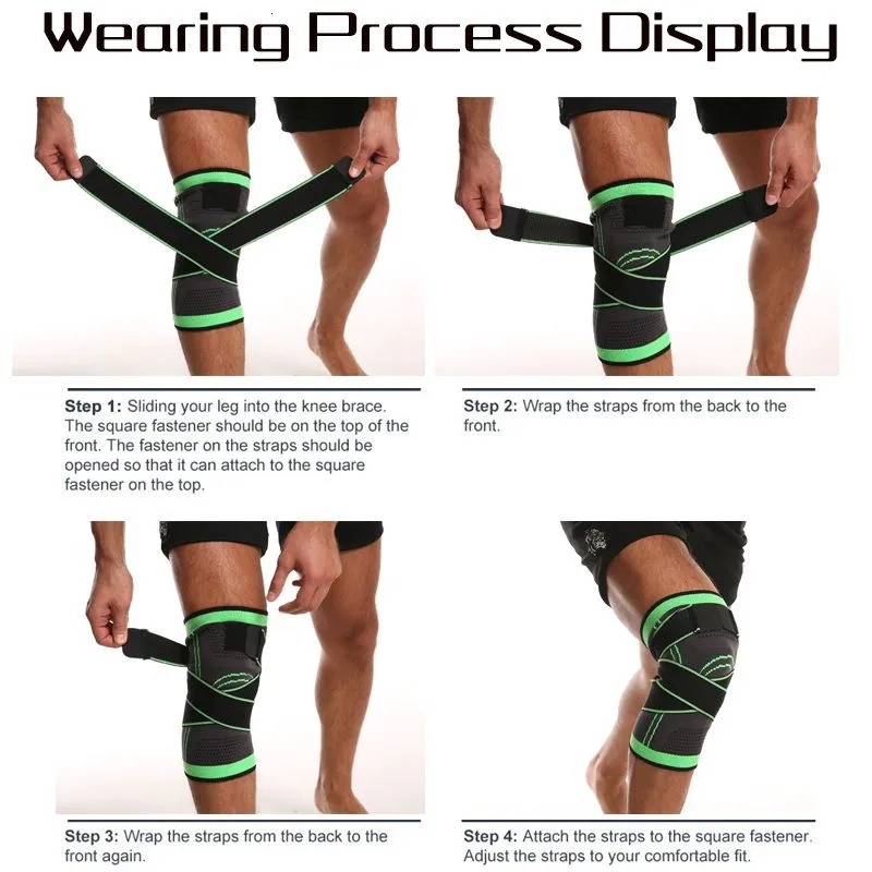 Ankle Support Worthdefence 12 PCS Knee Pads Braces Sports Kneepad Men Women for Arthritis Joints Protector Fitness Compression Sleeve