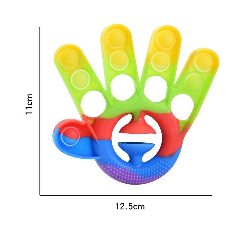 Silicone toys hand power device  fidget toy work irritable decompression artifact