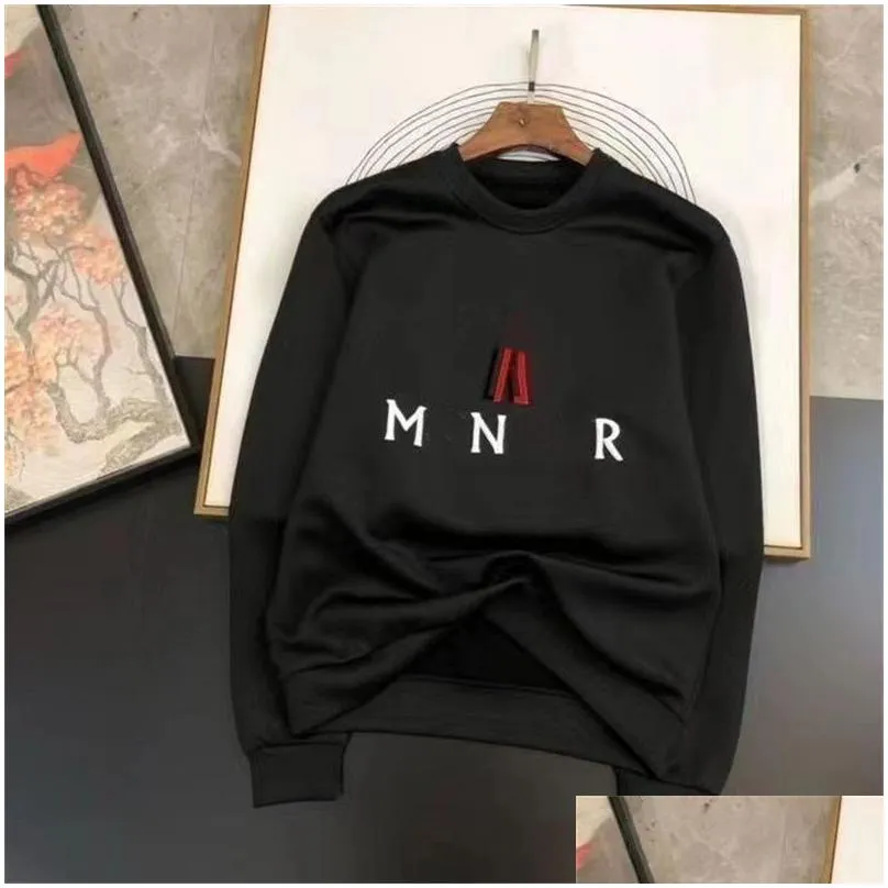mens pullover designer embroidered sweatshirt high quality scan all cotton couple large embroidered spring and autumn s6xl