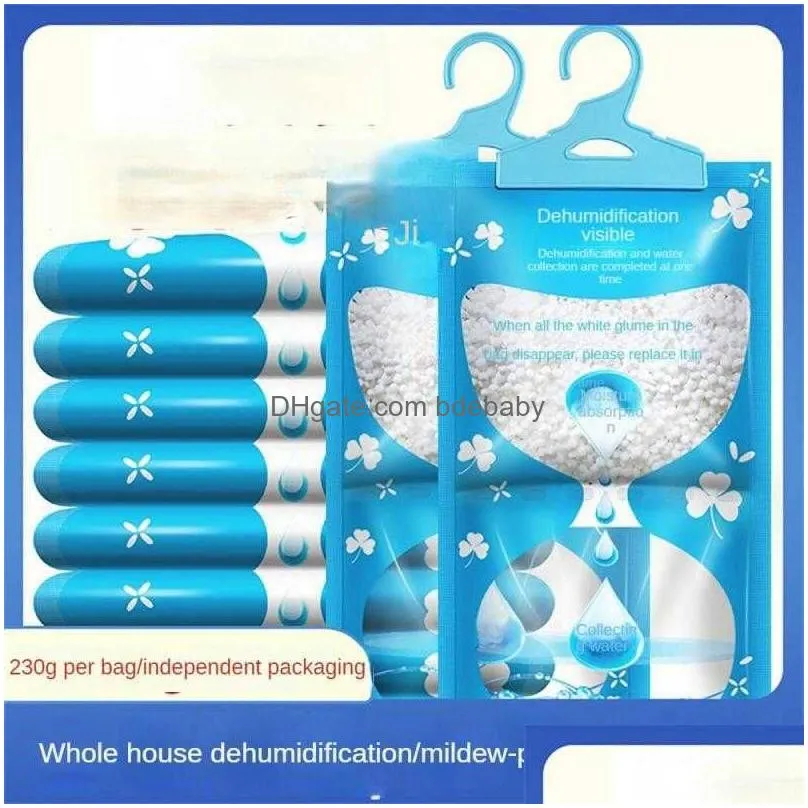 Other Housekeeping & Organization Dehumidification Bag Environmentally Harmless Removing Dampness Dry Clothes Hanging Wardrobe Indoor Dhri9