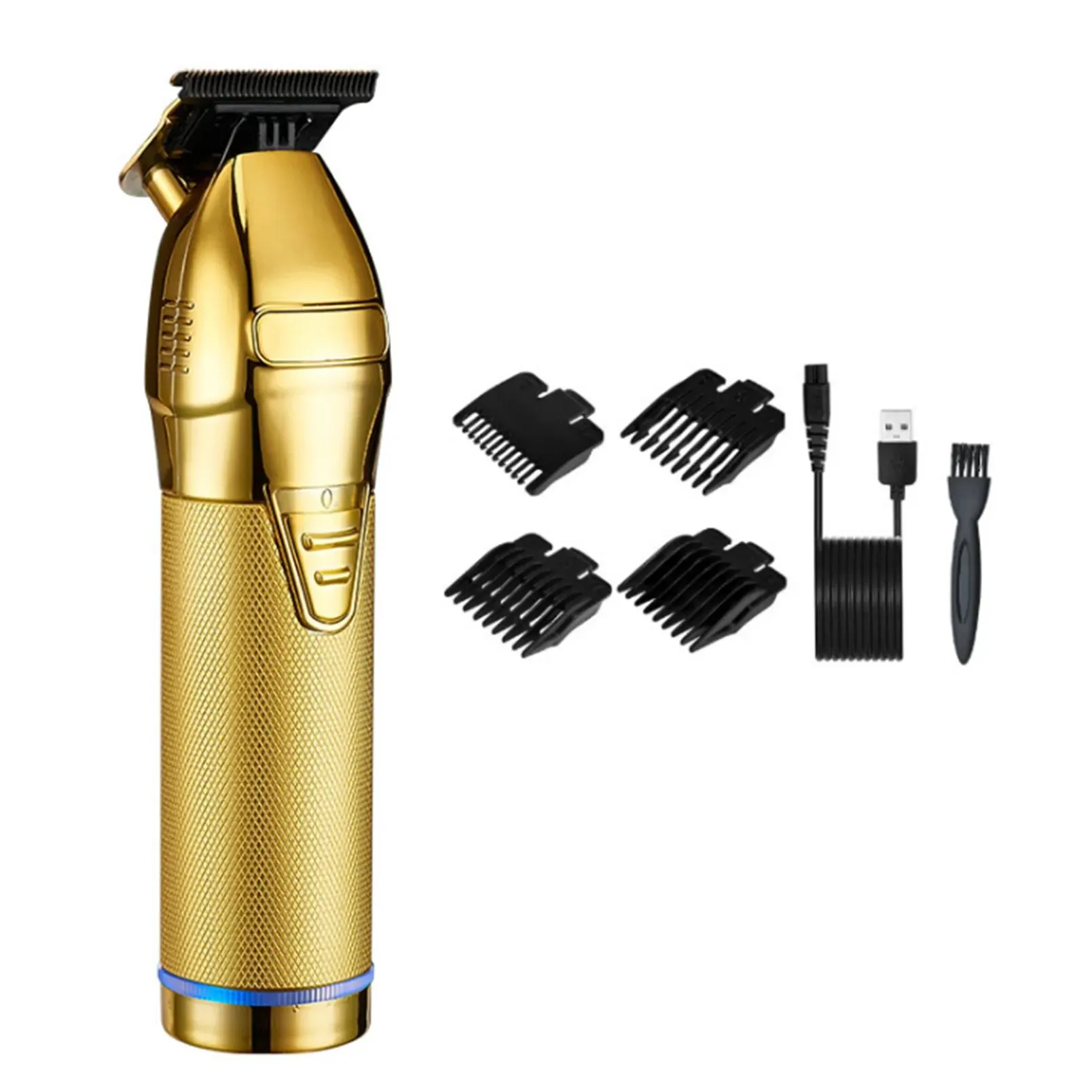 Hair Trimmer Hair Clippers with Guide Combs Men Cordless Hair Cutting Trimmer Kit Electric Haircut Kit Beard Trimmer Barber Hair Styling Tool