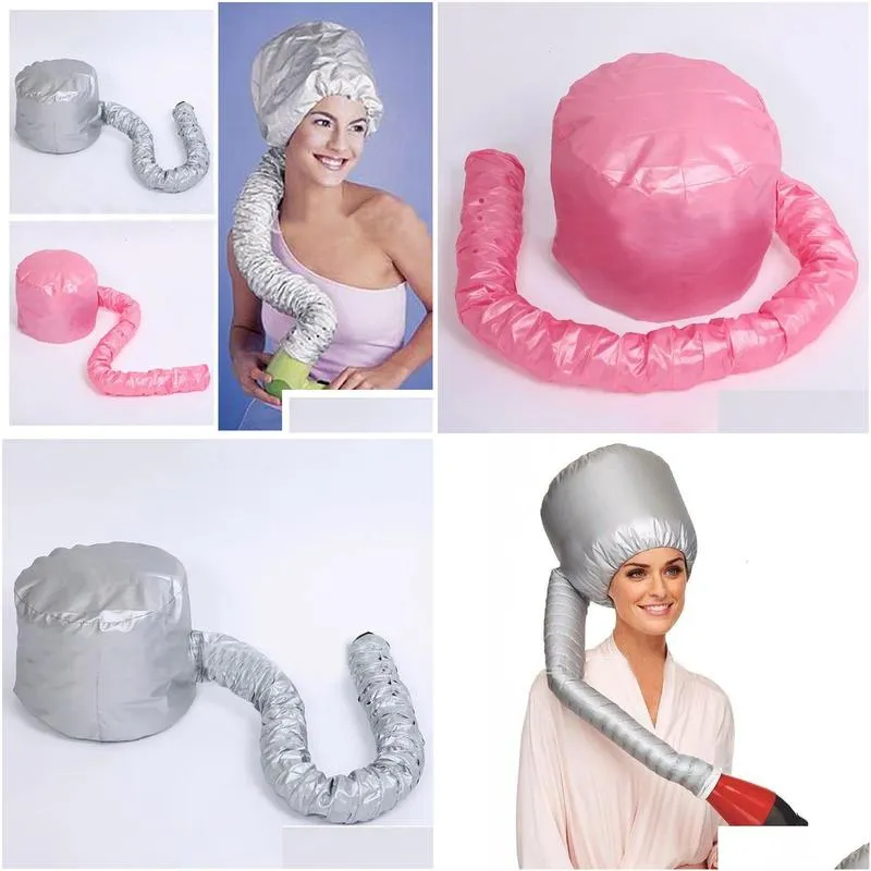 Hair Dryers Hair Dryer Heating Bonnet Cap Soft Hair Styling Hood Hairdress Heater Nutrition Treatments Hair Drying Speed Up 230603