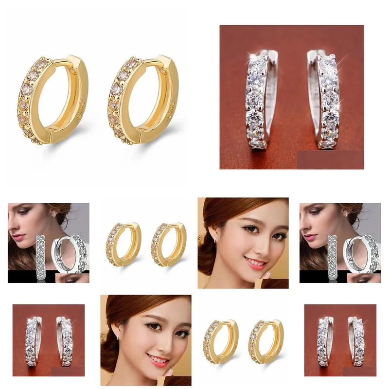 Jewelry Small Hoop Earrings With Zircon Fashion Engagement Gift For Lady Yd01723278697 Drop Delivery Baby Kids Maternity Accessories Dhpoy