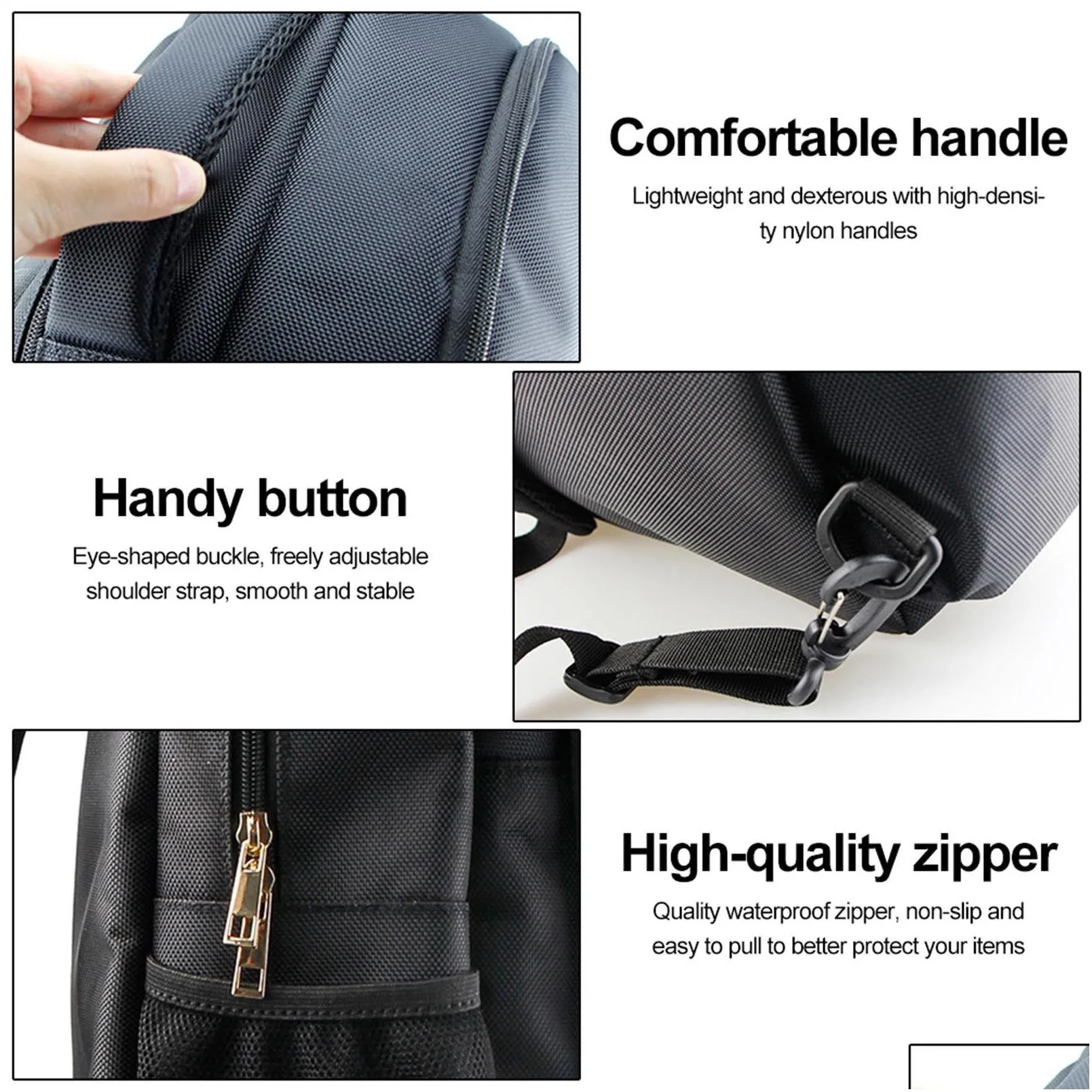 Other Hair Cares Multi-purpose dressing Tool Backpack Waterproof Barber Scissors Bag Luggage Storage Case Cutting Tools Organizer